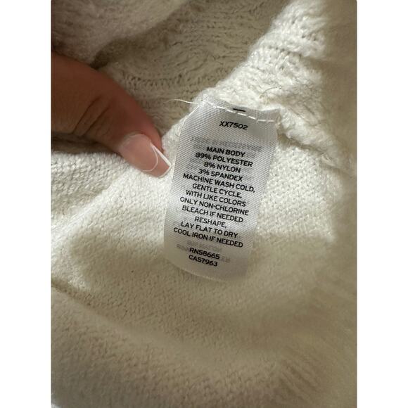 Abound women's ivory button down cardigan size 1X NEW - Picture 4 of 6